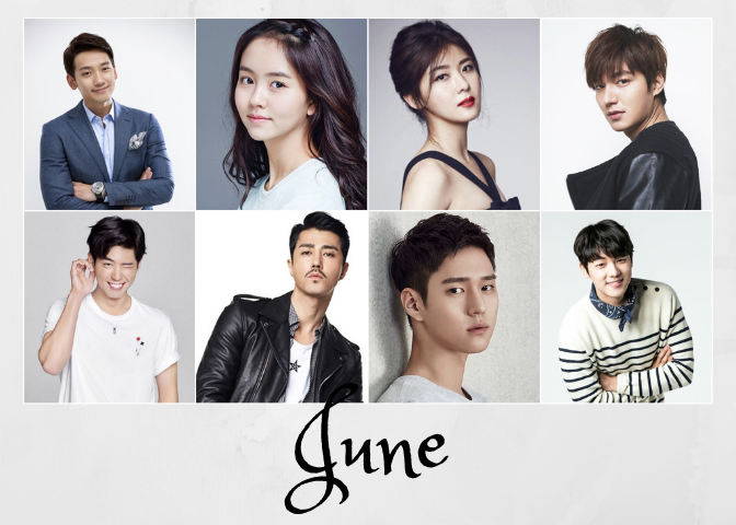 Korean Drama Stars Birthdays June Months 6