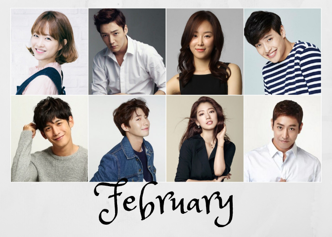 Korean Drama Stars Birthdays February Months 2