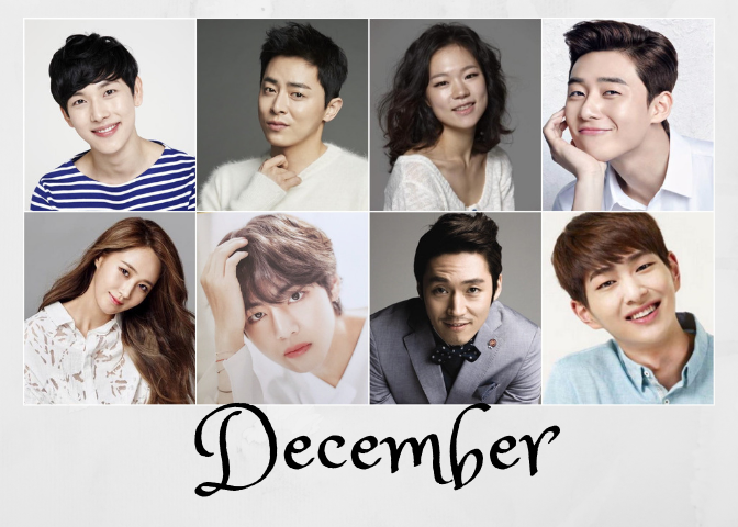 Korean Stars December Birthday Months-12