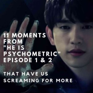 He Is Psychometric Jinyoung Lee An 11 Moments from Episode 1 & 2