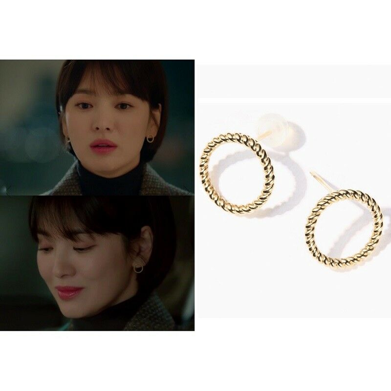 Boyfriend Song Hye Gyo Earrings Gold Hoop